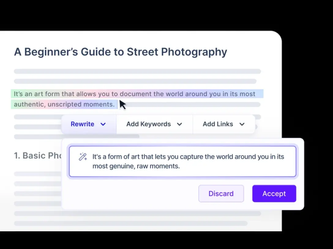 AI SEO Editor